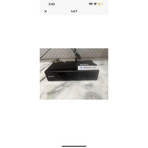 Sony Bluetooth NFC Wireless Clock Radio Speaker ICF-CS20BT - Black - Tested